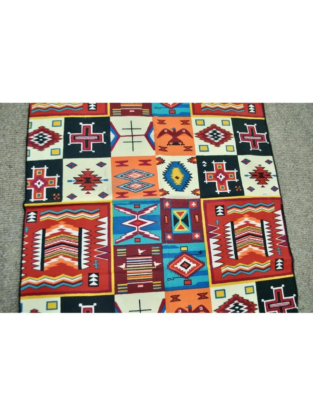 Vintage Aztec Pattern Print Colorful Bandana